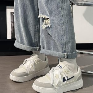Women's Little White Sneakers - 2025 Spring/Summer Korean Style Casual Shoes for Students, Versatile INS Sports Footwear