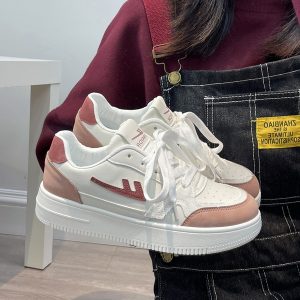 Women's Little White Sneakers - 2025 Spring/Summer Korean Style Casual Shoes for Students, Versatile INS Sports Footwear