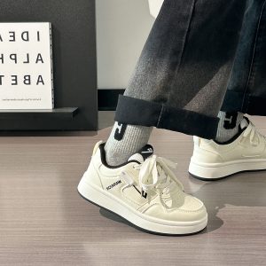 Women's Little White Sneakers - Soft Sole Spring/Summer Sports Shoes, Breathable Versatile Footwear for Everyday Style