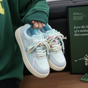 Women's Little White Sneakers - Soft Sole Spring/Summer Sports Shoes, Breathable Versatile Footwear for Everyday Style