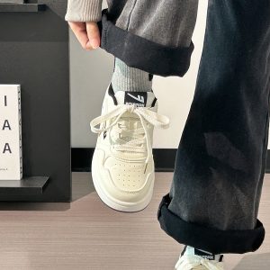 Women's Little White Sneakers - Soft Sole Spring/Summer Sports Shoes, Breathable Versatile Footwear for Everyday Style