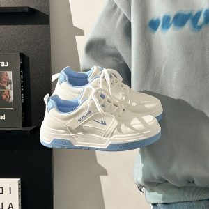Women's Little White Sneakers - Soft Sole Spring/Summer Sports Shoes, Breathable Versatile Footwear for Everyday Style