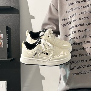 Women's Little White Sneakers - Soft Sole Spring/Summer Sports Shoes, Breathable Versatile Footwear for Everyday Style