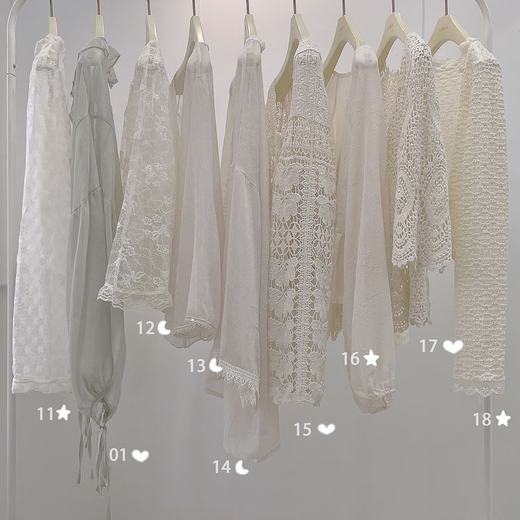 Women's Long Sleeve Sun Protection Shirt Jacket - Summer Knit Lace Cover-Up, Lightweight Shawl Top for Skirts and Dresses