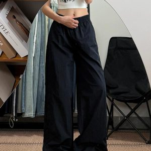 Women's Loose Fit Cargo Pants - Thin, Quick-Dry, Straight-Leg, Wide-Leg Casual Sports Pants for Summer 2025, Versatile American Style