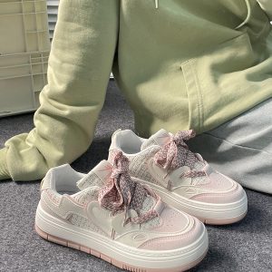 Women's Mesh Breathable Thick-Soled Board Shoes - 2025 Summer Trendy Versatile White Sneakers for Casual Style