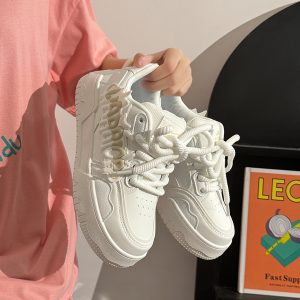 Women's Mesh Dopamine Board Shoes with Ice Cream Sole - Breathable Soft Bottom Sports Shoes for Summer Fun