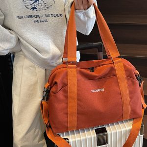 Women's Multifunctional Lightweight Travel Tote Bag, Large Capacity Maternity Storage Shoulder Bag for Short Trips