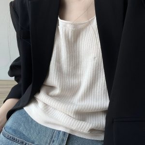 Women's Oversized Black Suit Jacket, Casual Loose Fit Blazer, High-End Feel, Plus Size, Spring Autumn 2025 Fashion