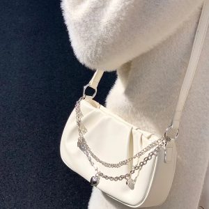 Women's Pleated Cloud Square Tote Bag - 2023 Summer Crossbody Underarm Bag, Versatile Fashion Accessory