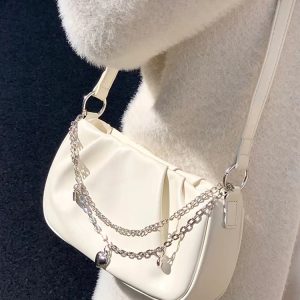 Women's Pleated Cloud Square Tote Bag - 2023 Summer Crossbody Underarm Bag, Versatile Fashion Accessory