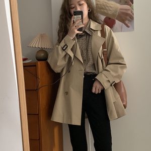 Women's Retro Checkered Polo Shirt - French Chic Top in Autumn/Summer 2025 Style, Niche Hong Kong Design