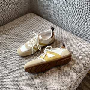 Women's Retro Thin Breathable Flat Sports Shoes - 2025 Summer Casual Commuting Footwear