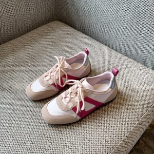 Women's Retro Thin Breathable Flat Sports Shoes - 2025 Summer Casual Commuting Footwear