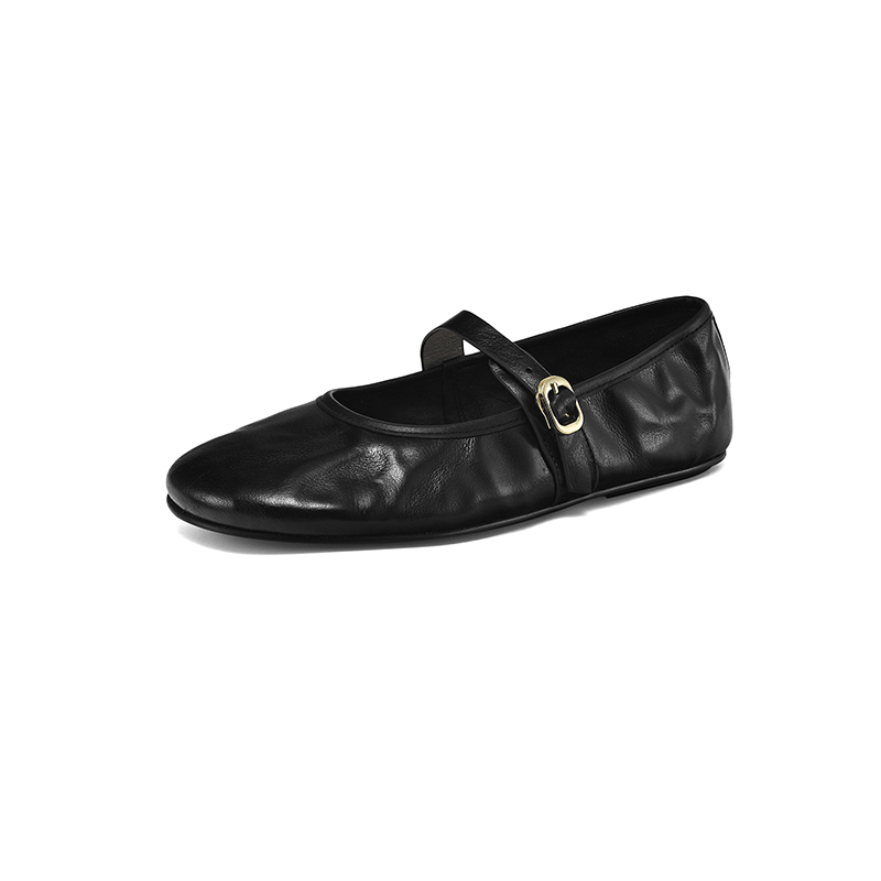 Women's Round-Toe Flat Mary Jane Shoes - Soft Sole Summer 2025 Egg Roll Style