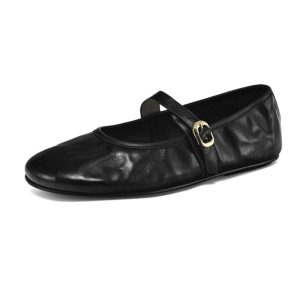 Women's Round-Toe Flat Mary Jane Shoes - Soft Sole Summer 2025 Egg Roll Style