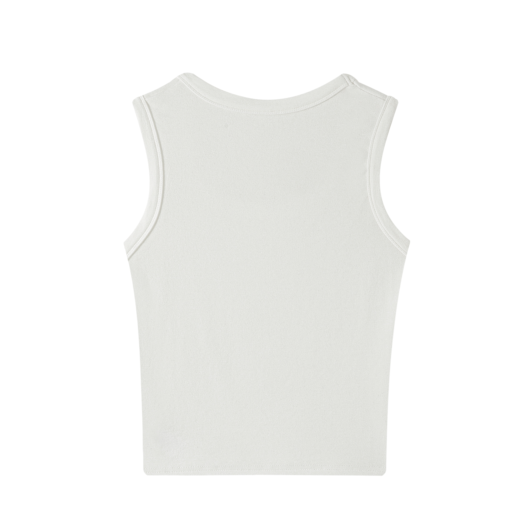 Women's Sleeveless Red Base Blouse - 2025 Summer Top with Short Design, Casual Style, Perfect for Y2K Fashion