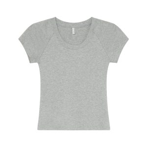 Women’s Slim-Fit Pure Cotton Short Sleeve T-Shirt - Summer 2025 Niche Design, Casual Style Top