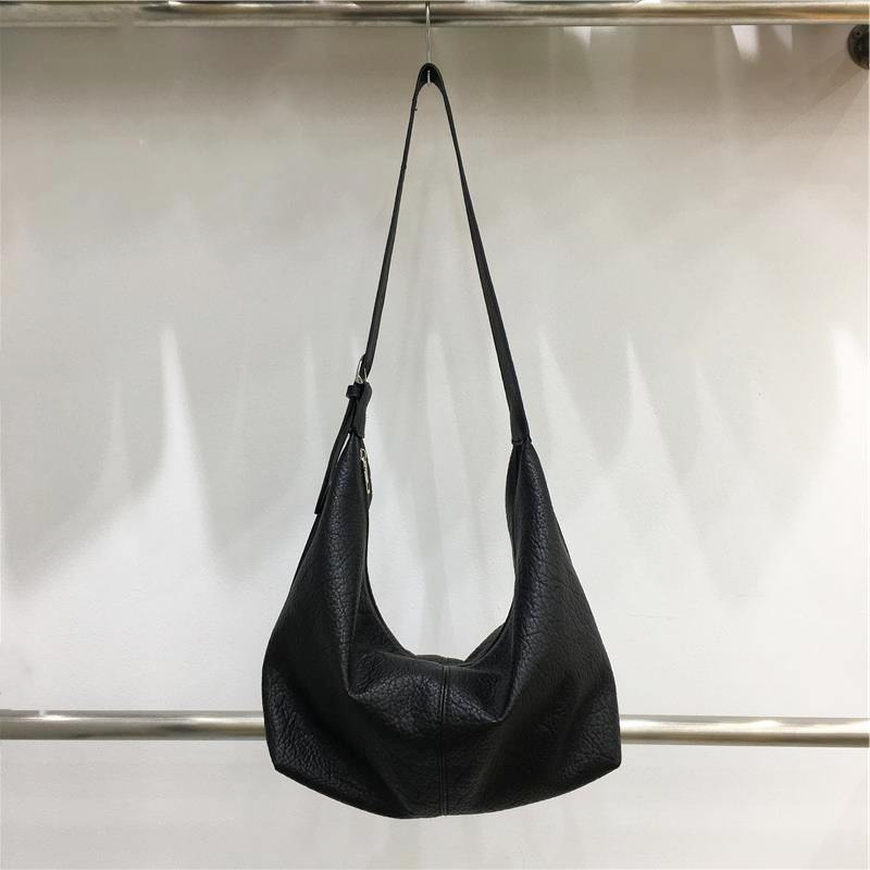 Women's Soft Leather Feel Dumpling Tote Bag - Casual Commuter Shoulder Crossbody for Summer 2025 Style