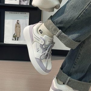 Women's Soft Leather Little White Sneakers - Breathable Candy Color Sports Shoes for Spring/Summer 2025 - Trendy and Comfortable Fashion Footwear