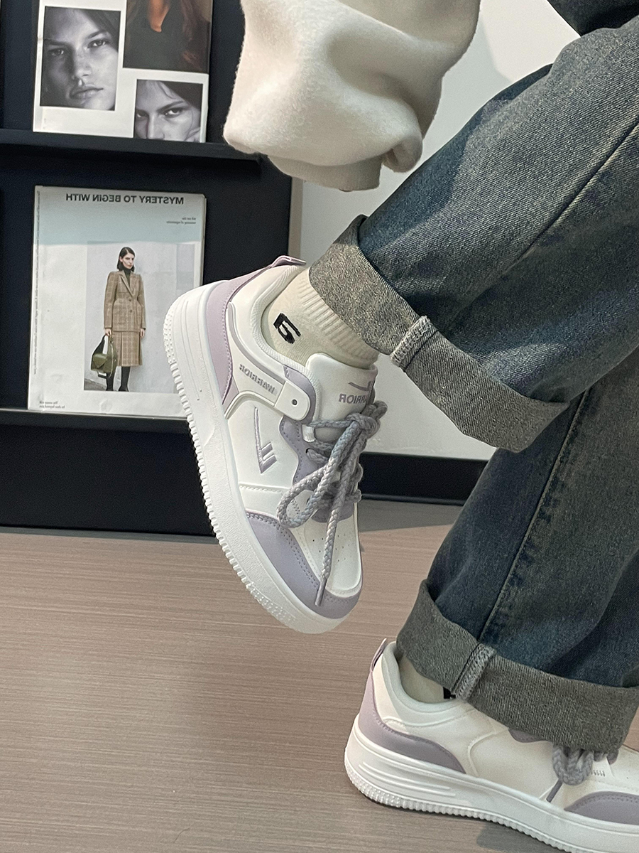 Women's Soft Leather Little White Sneakers - Breathable Candy Color Sports Shoes for Spring/Summer 2025 - Trendy and Comfortable Fashion Footwear Women's Soft Leather Little White Sneakers - Breathable Candy Color Sports Shoes for Spring/Summer 2025 - Trendy and Comfortable Fashion Footwear