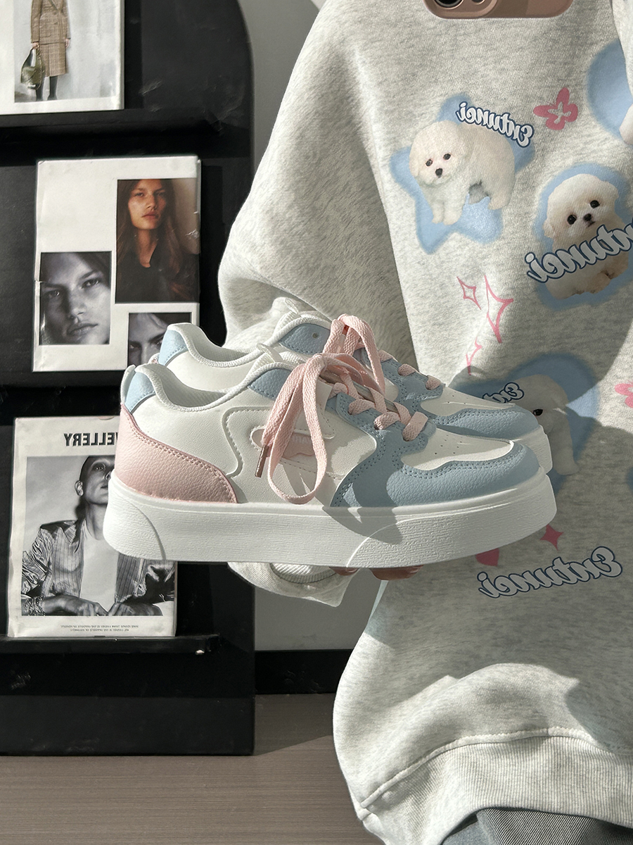 Women's Soft Leather Little White Sneakers - Breathable Candy Color Sports Shoes for Spring/Summer 2025 - Trendy and Comfortable Fashion Footwear Women's Soft Leather Little White Sneakers - Breathable Candy Color Sports Shoes for Spring/Summer 2025 - Trendy and Comfortable Fashion Footwear