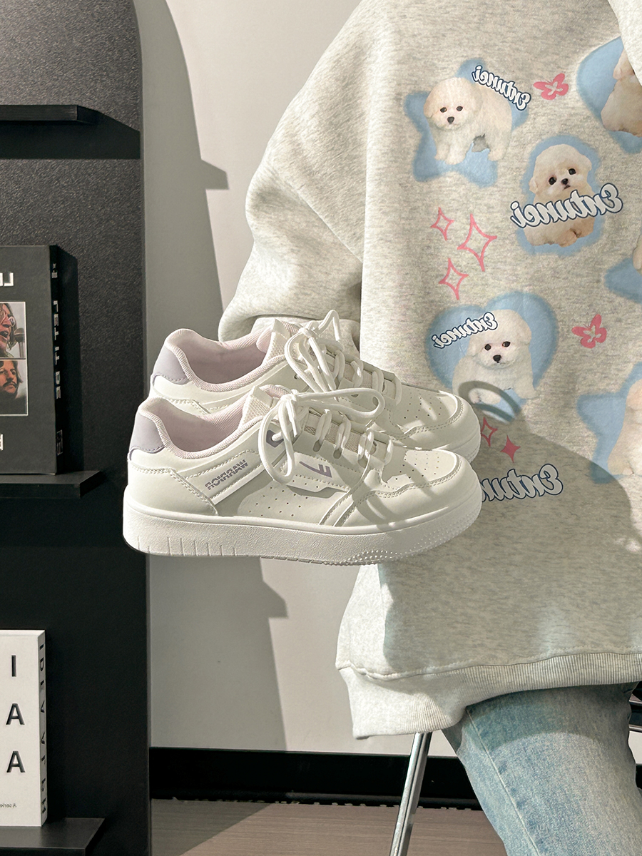 Women's Soft Leather Little White Sneakers - Breathable Candy Color Sports Shoes for Spring/Summer 2025 - Trendy and Comfortable Fashion Footwear Women's Soft Leather Little White Sneakers - Breathable Candy Color Sports Shoes for Spring/Summer 2025 - Trendy and Comfortable Fashion Footwear