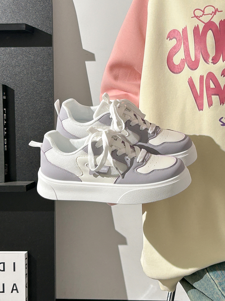 Women's Soft Leather Little White Sneakers - Breathable Candy Color Sports Shoes for Spring/Summer 2025 - Trendy and Comfortable Fashion Footwear Women's Soft Leather Little White Sneakers - Breathable Candy Color Sports Shoes for Spring/Summer 2025 - Trendy and Comfortable Fashion Footwear