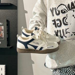 Women's Soft-Soled White Sneakers - Trendy Mesh Breathable Board Shoes for Summer 2025, Korean Style, Ins Fashion