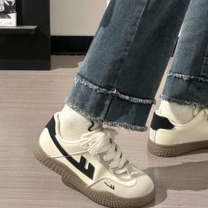 Women's Soft-Soled White Sneakers - Trendy Mesh Breathable Board Shoes for Summer 2025, Korean Style, Ins Fashion