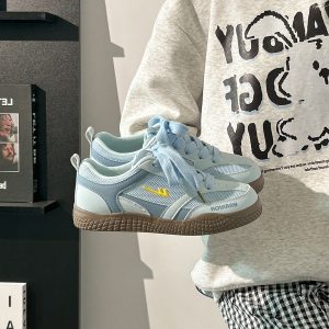 Women's Soft-Soled White Sneakers - Trendy Mesh Breathable Board Shoes for Summer 2025, Korean Style, Ins Fashion