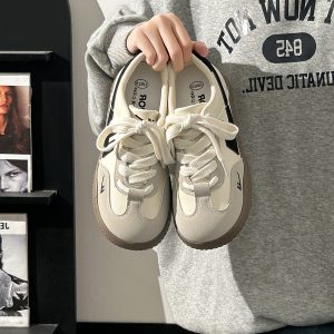 Women's Soft-Soled White Sneakers - Trendy Mesh Breathable Board Shoes for Summer 2025, Korean Style, Ins Fashion