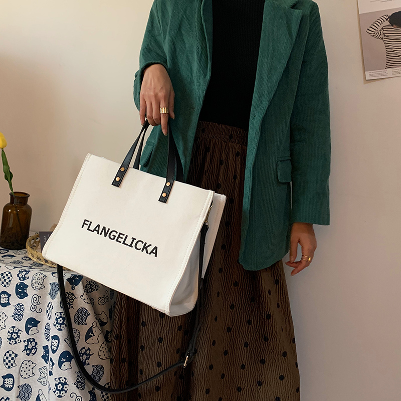 Women's Striped Canvas Briefcase Handheld Crossbody Bag, Minimalist Large Capacity Professional Style for Students and Work Women's Striped Canvas Briefcase Handheld Crossbody Bag, Minimalist Large Capacity Professional Style for Students and Work