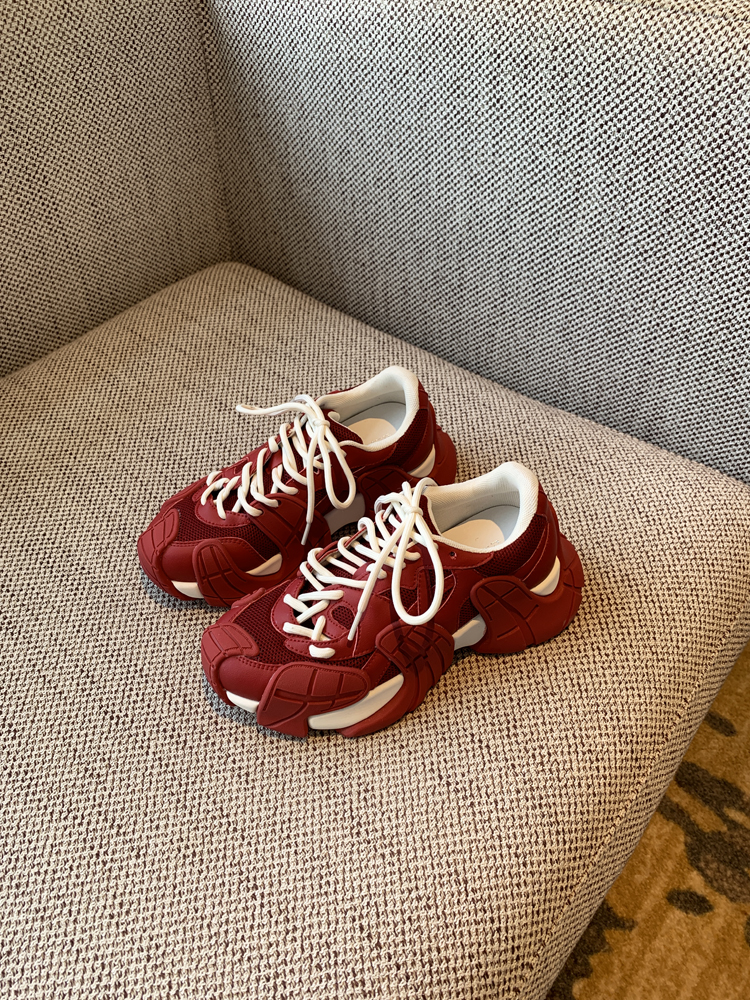 Women's Suede Leather Mesh Dad Shoes, 2025 Thick-Soled Breathable Sports Casual Sneakers, Trendy Y2K Style Footwear Women's Suede Leather Mesh Dad Shoes, 2025 Thick-Soled Breathable Sports Casual Sneakers, Trendy Y2K Style Footwear