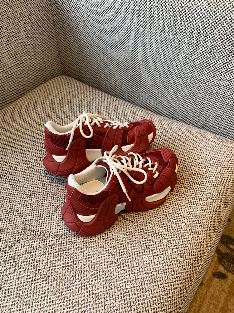 Women's Suede Leather Mesh Dad Shoes, 2025 Thick-Soled Breathable Sports Casual Sneakers, Trendy Y2K Style Footwear Women's Suede Leather Mesh Dad Shoes, 2025 Thick-Soled Breathable Sports Casual Sneakers, Trendy Y2K Style Footwear