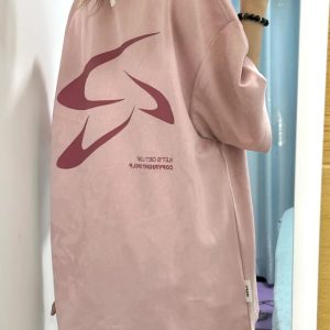 Women's Suede Short-Sleeve T-shirt - American High Street Style, Summer 90s Inspired, Casual Couple's Heavyweight Tee