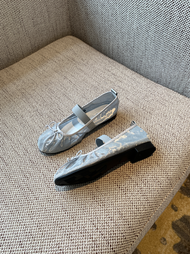 Women's Summer 2025 Mary Jane Shoes - Bowknot, Mesh, Flat, Square Toe, Shallow Mouth, National Style, Trendy Footwear Women's Summer 2025 Mary Jane Shoes - Bowknot, Mesh, Flat, Square Toe, Shallow Mouth, National Style, Trendy Footwear