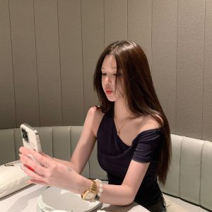 Women's Summer Asymmetrical Off-Shoulder Backless Tencel Top - Short Sleeve Hot Girl Style T-Shirt