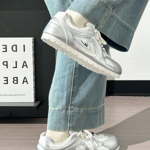 Women's Summer Ballet-Style Breathable Soft-Soled White Sneakers - Trendy Korean Design