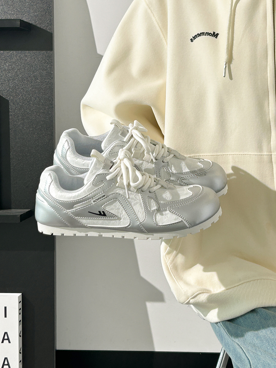 Women's Summer Ballet-Style Breathable Soft-Soled White Sneakers - Trendy Korean Design Women's Summer Ballet-Style Breathable Soft-Soled White Sneakers - Trendy Korean Design