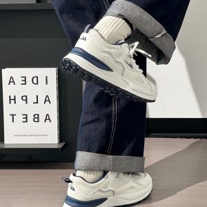 Women's Summer Mesh Breathable Casual Sports Shoes, Versatile Soft-Soled White Dad Sneakers, Korean Style for Students