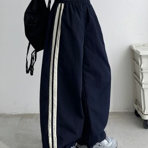 Women's Sun Grapefruit Embroidered Two-Way Stretch Slimming Sports Pants - Versatile Casual Long Pants for Activewear