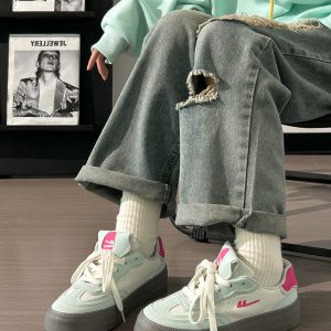 Women's Thick-Soled Canvas Shoes - 2025 Summer Korean Style Versatile Breathable Sneakers for Trendy Looks