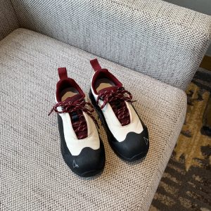 Women's Trendy Casual Lace-Up Dad Shoes - Genuine Leather Color-Blocking Thick-Soled Spring 2025 Versatile Fashion Footwear