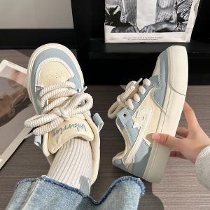 Women’s Versatile Little White Canvas Sneakers - Breathable Soft Sole Summer Shoes - Trendy Casual Footwear for Everyday Style