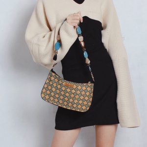 Women's Vintage French Style Underarm Bag, Niche Design Small Crossbody Bag, Cute 2023 Spring Collection