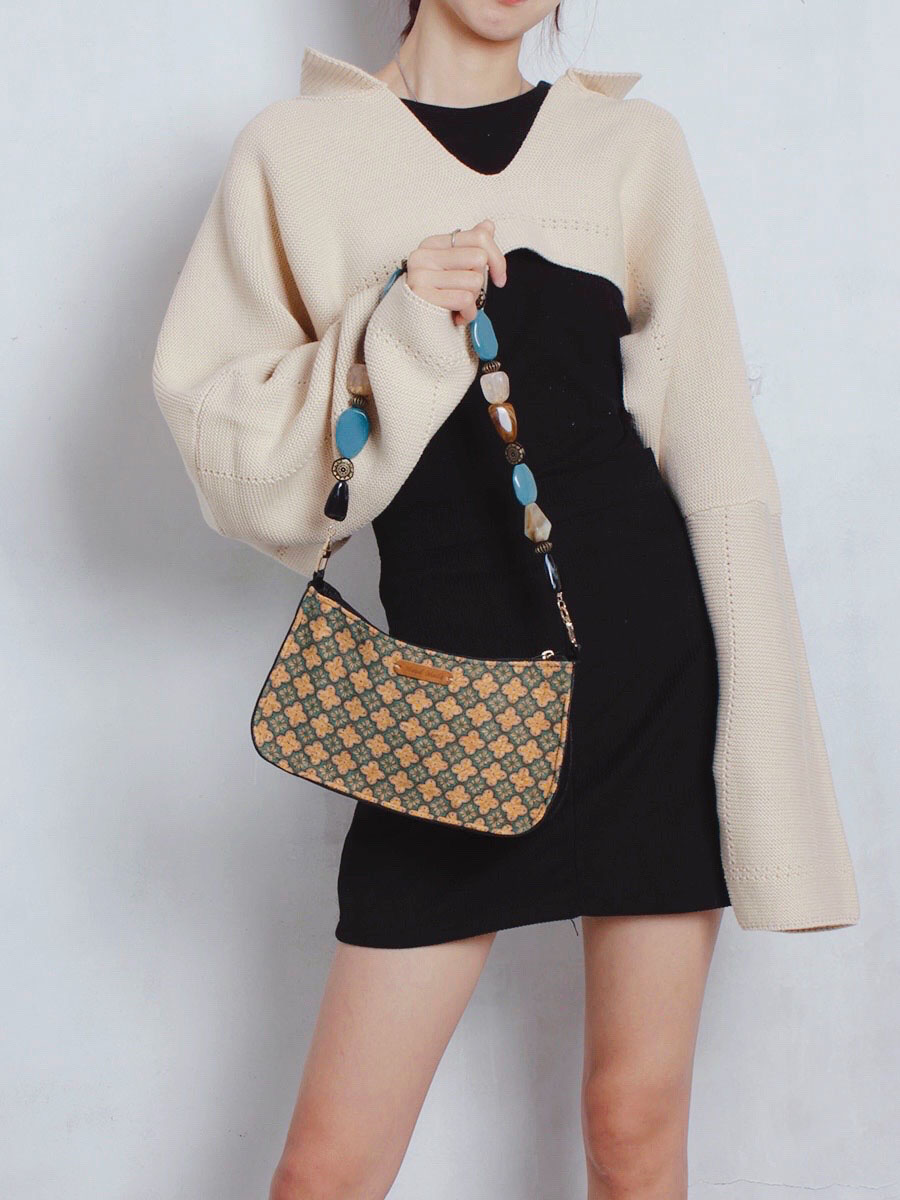 Women's Vintage French Style Underarm Bag, Niche Design Small Crossbody Bag, Cute 2023 Spring Collection Women's Vintage French Style Underarm Bag, Niche Design Small Crossbody Bag, Cute 2023 Spring Collection