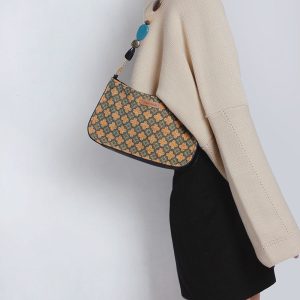 Women's Vintage French Style Underarm Bag, Niche Design Small Crossbody Bag, Cute 2023 Spring Collection