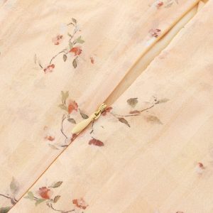 Women's Vintage Lace-Up Yellow Floral Long Dress - 2025 Summer Vacation Style, Boho Chic, French Inspired Fashion