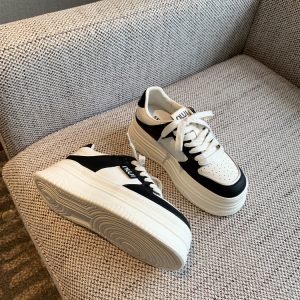 Women's White Height-Increasing Sneakers 2025 - Versatile Thick-Soled Casual Sports Shoes for Students